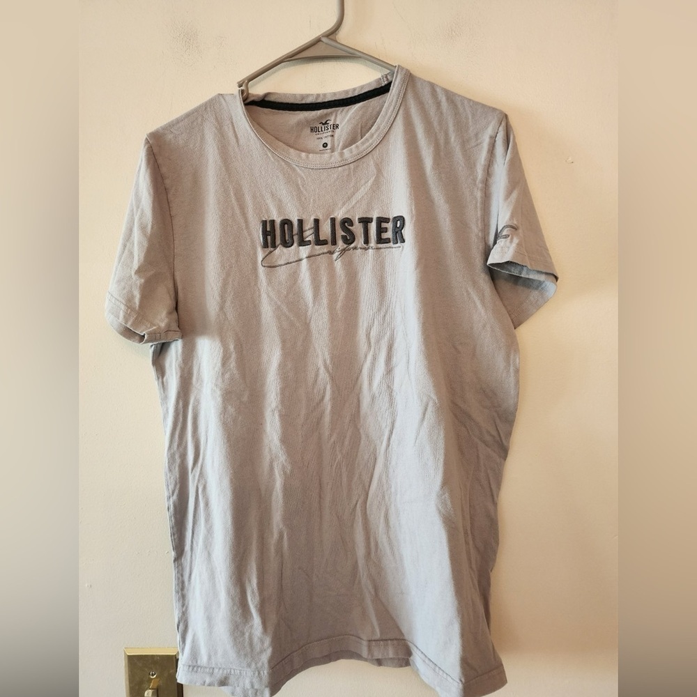 Hollister California Shirt Cotton grey size mens medium